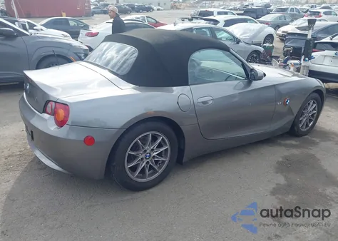 2004 BMW Z4 2.5I from USA, damaged, VIN 4USBT33564LS53184